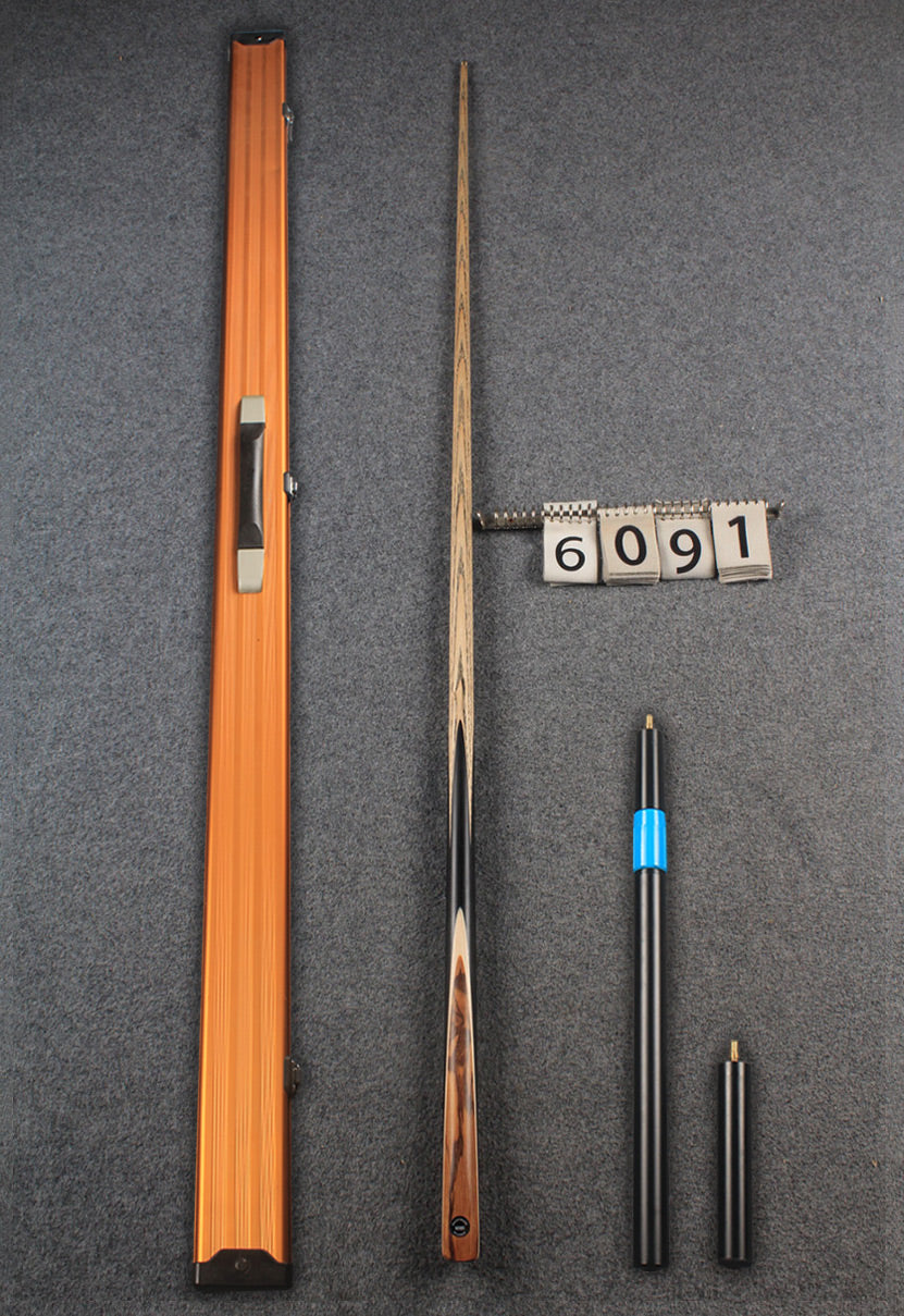 1 piece ash snooker cue # 6091