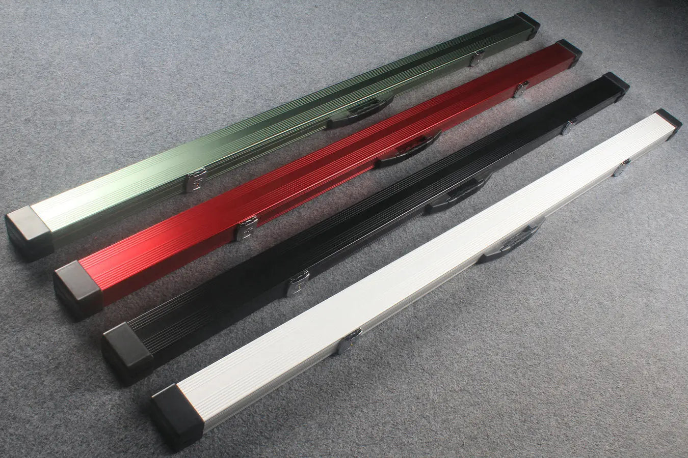 one piece aluminium lockable cue case 154 cm