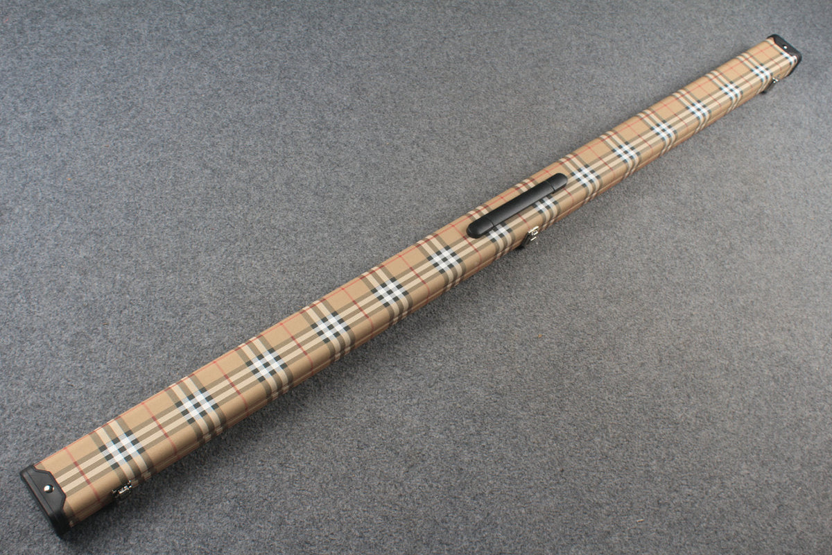 1 piece leather case with 2 slots for 60'' cue WOODS CUES