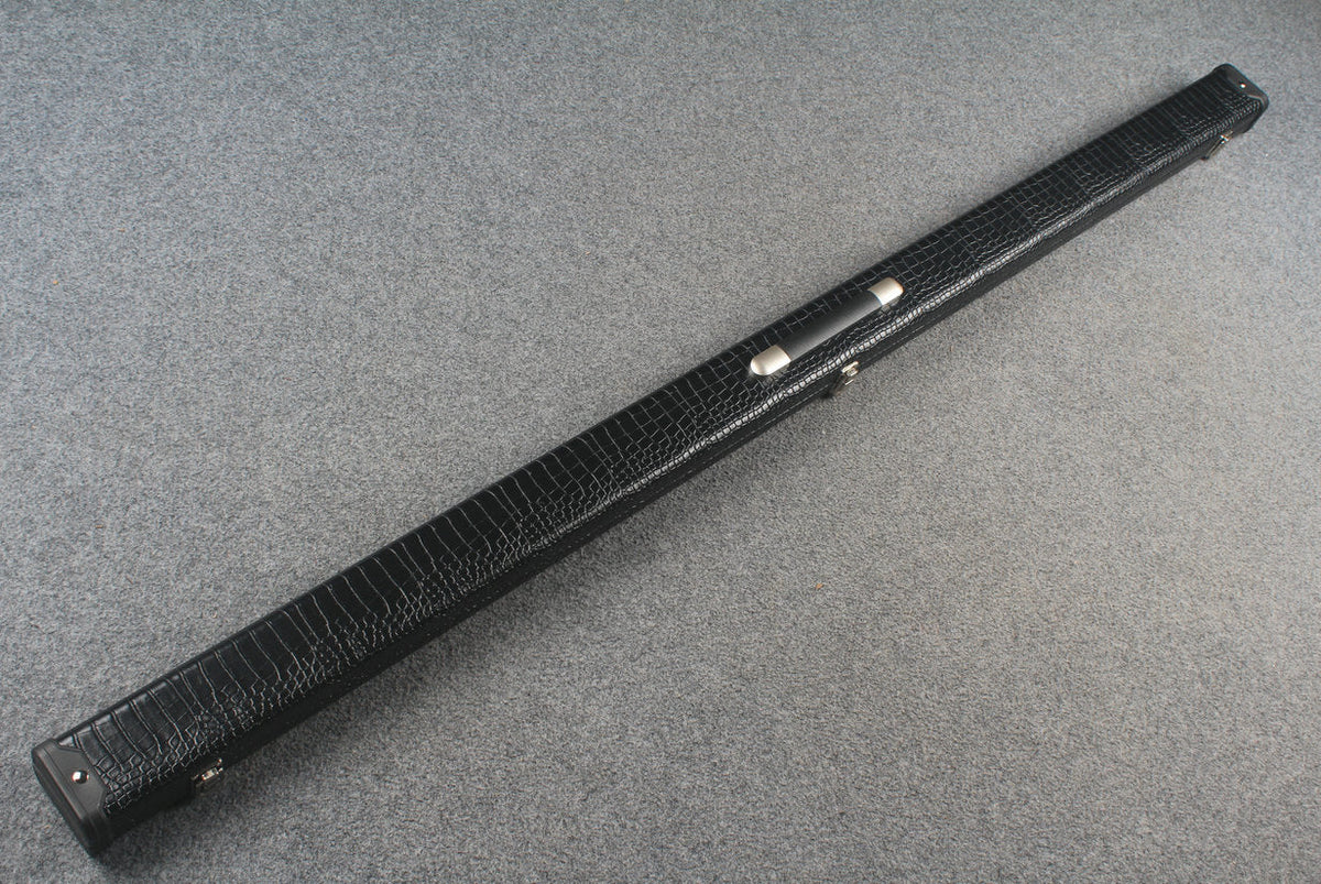1 piece leather case with 2 slots for 60'' cue WOODS CUES