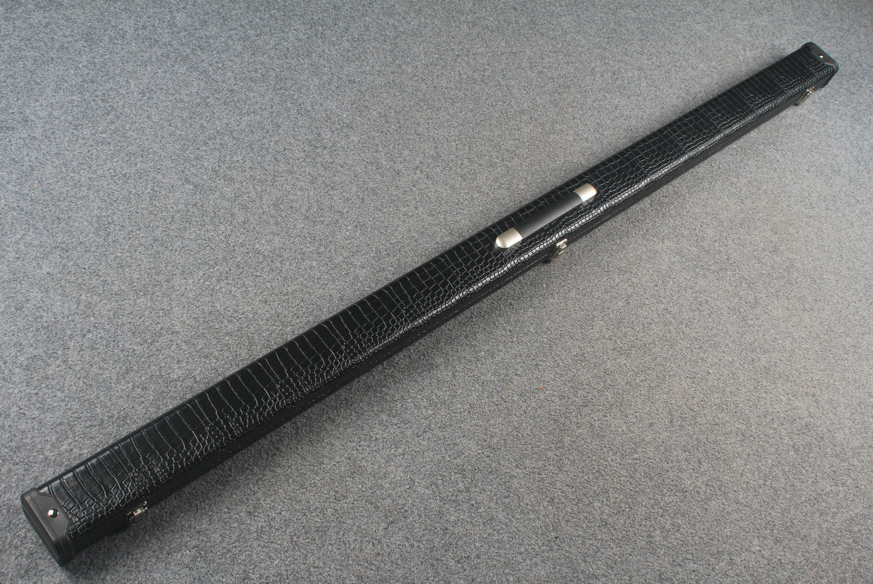 1 piece leather case with 2 slots for 60'' cue WOODS CUES