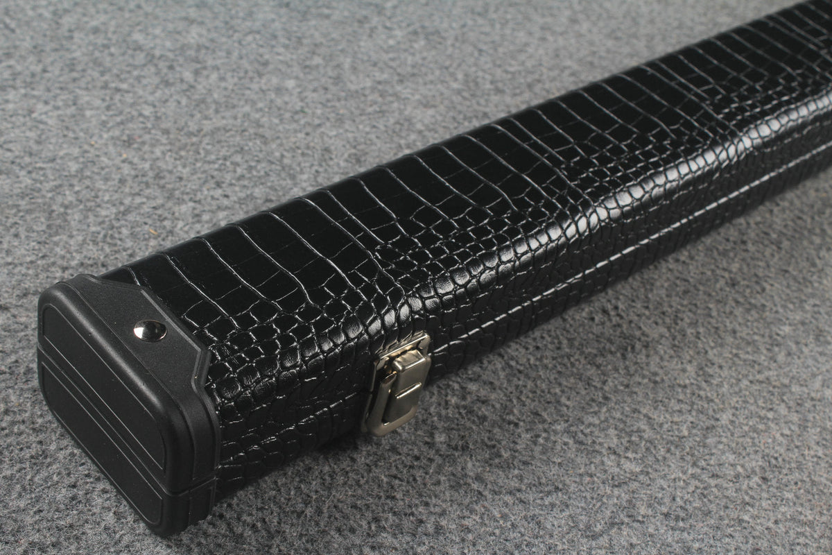 1 piece leather case with 2 slots for 60'' cue WOODS CUES