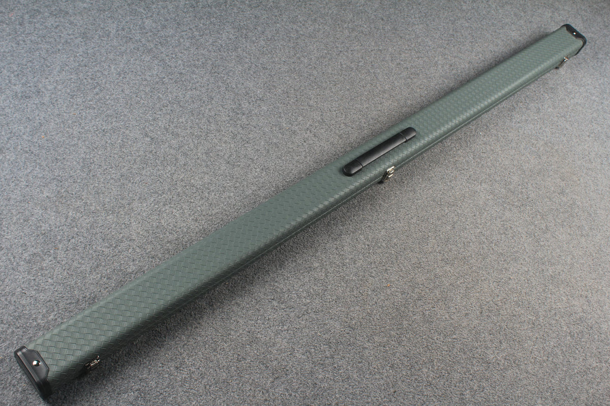 1 piece leather case with 2 slots for 60'' cue WOODS CUES