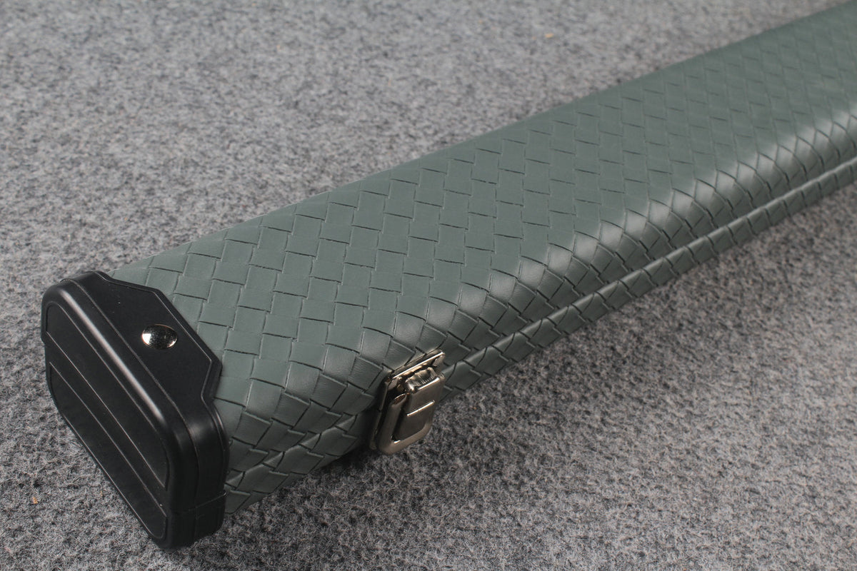 1 piece leather case with 2 slots for 60'' cue WOODS CUES