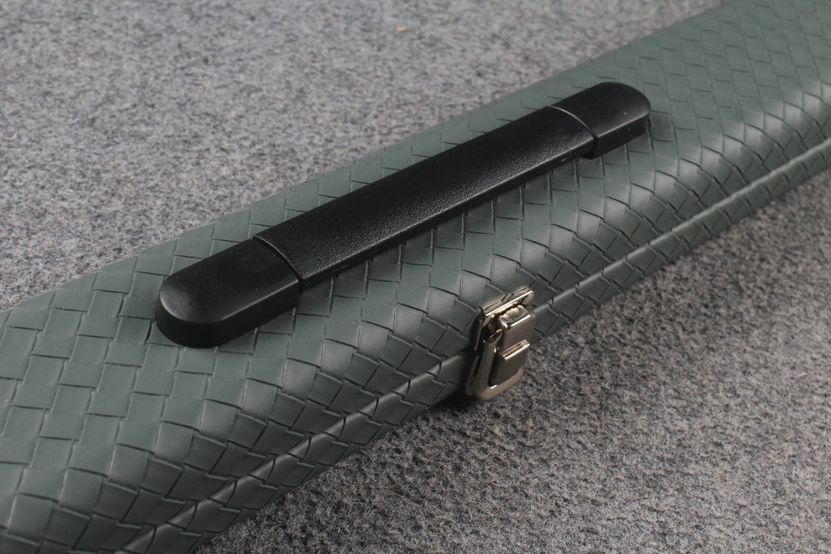 1 piece leather case with 2 slots for 60'' cue WOODS CUES
