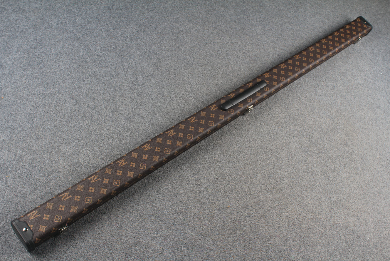 1 piece leather case with 2 slots for 60'' cue WOODS CUES