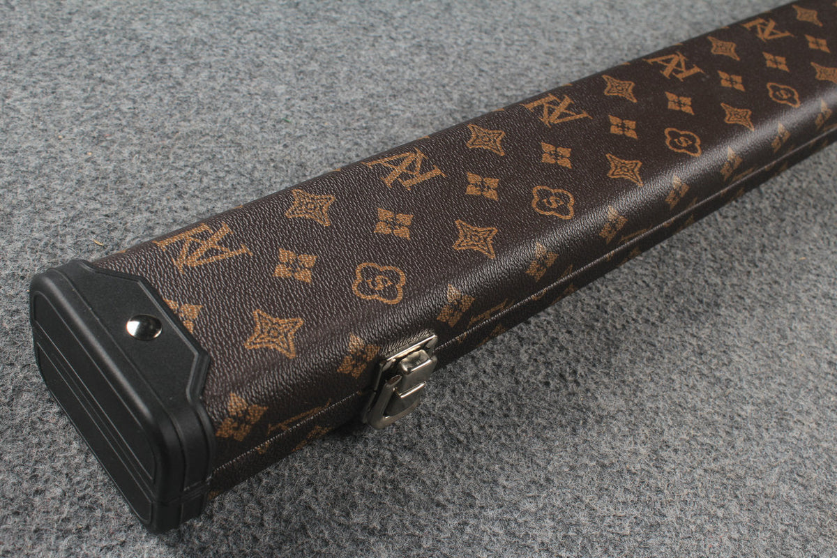 1 piece leather case with 2 slots for 60'' cue WOODS CUES