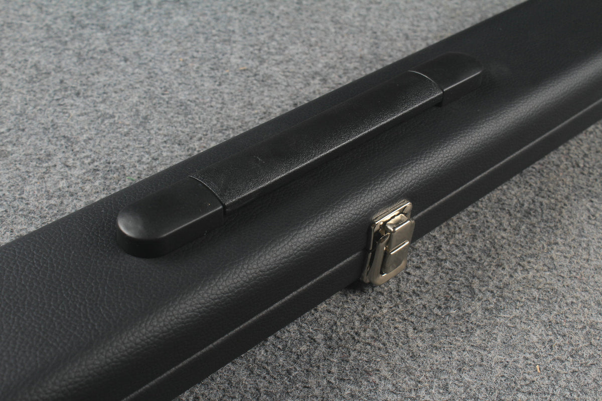 1 piece leather case with 2 slots for 60'' cue WOODS CUES