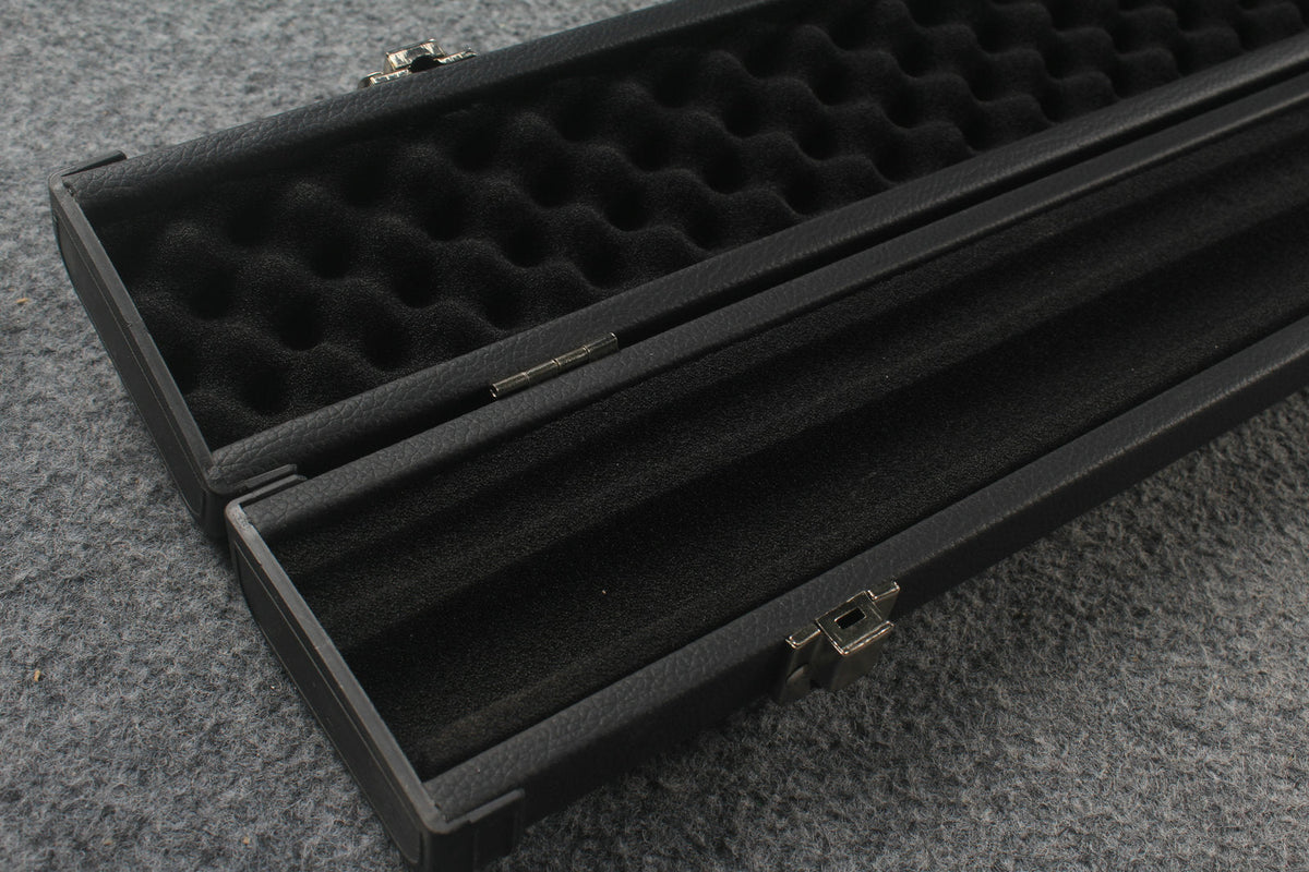 1 piece leather case with 2 slots for 60'' cue WOODS CUES