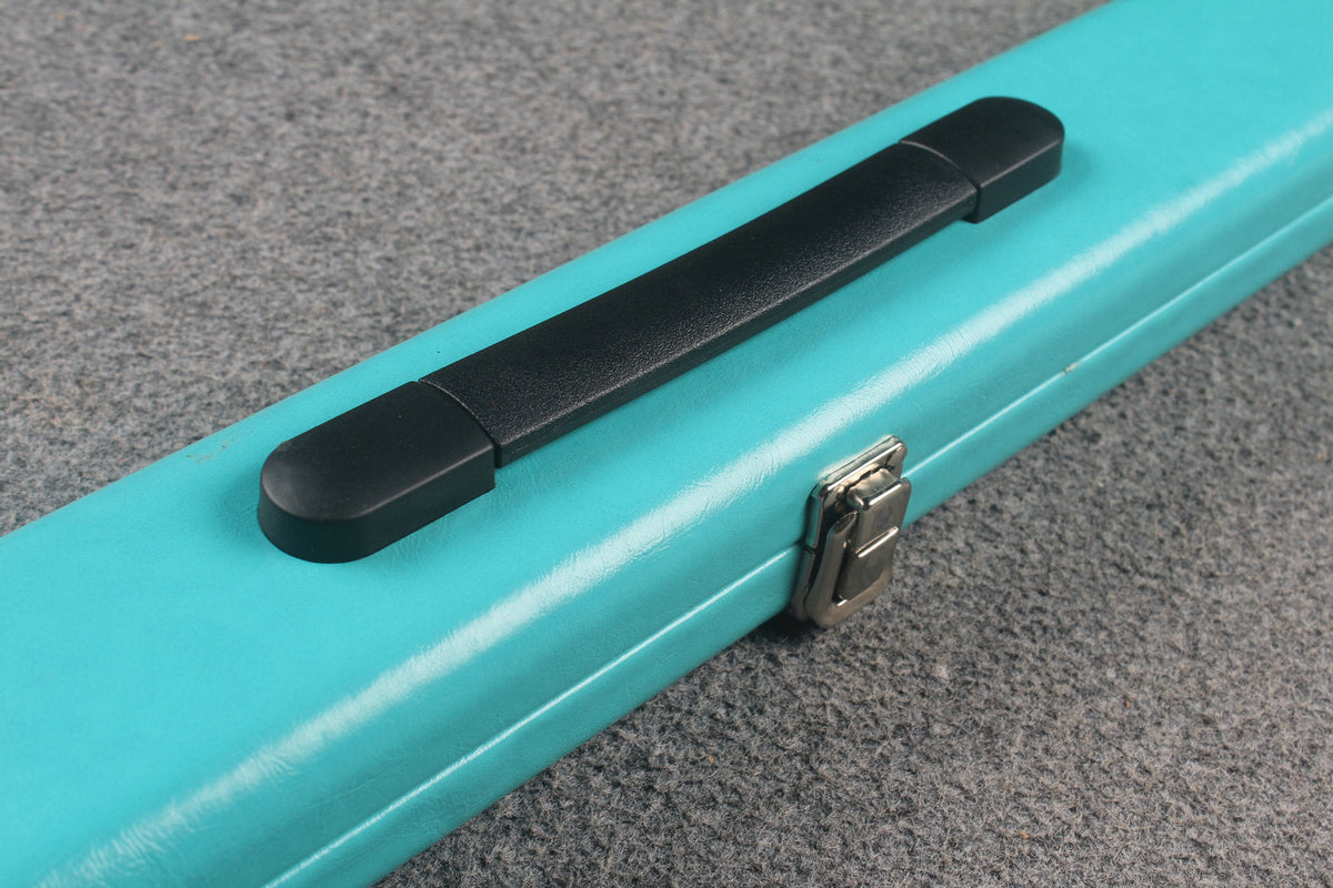 1 piece leather case with 2 slots for 60'' cue WOODS CUES