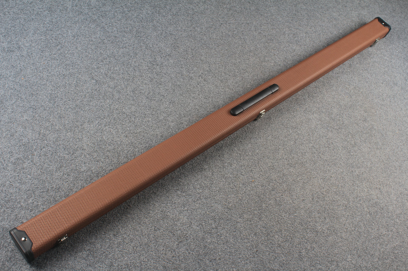 1 piece leather case with 2 slots for 60'' cue WOODS CUES