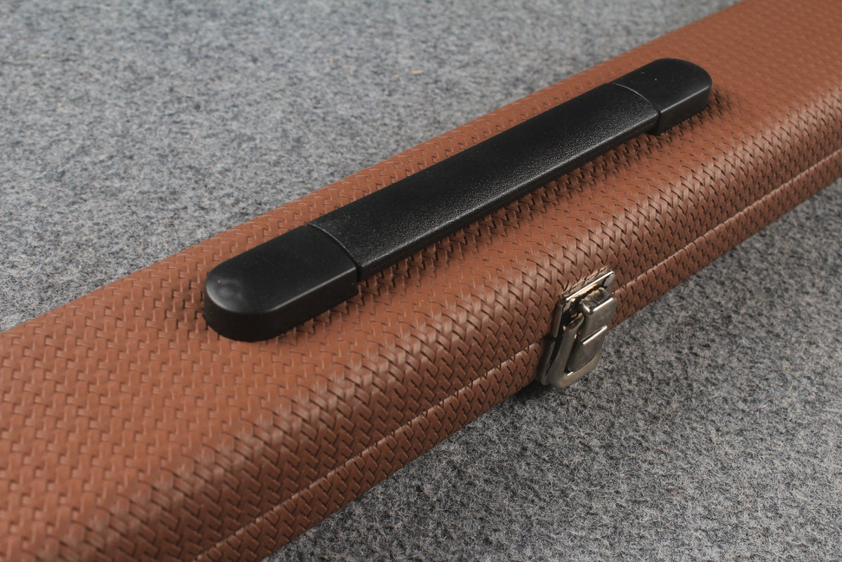 1 piece leather case with 2 slots for 60'' cue WOODS CUES