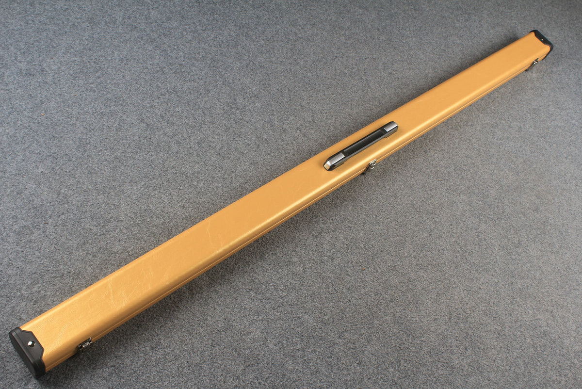 1 piece leather case with 2 slots for 60'' cue WOODS CUES