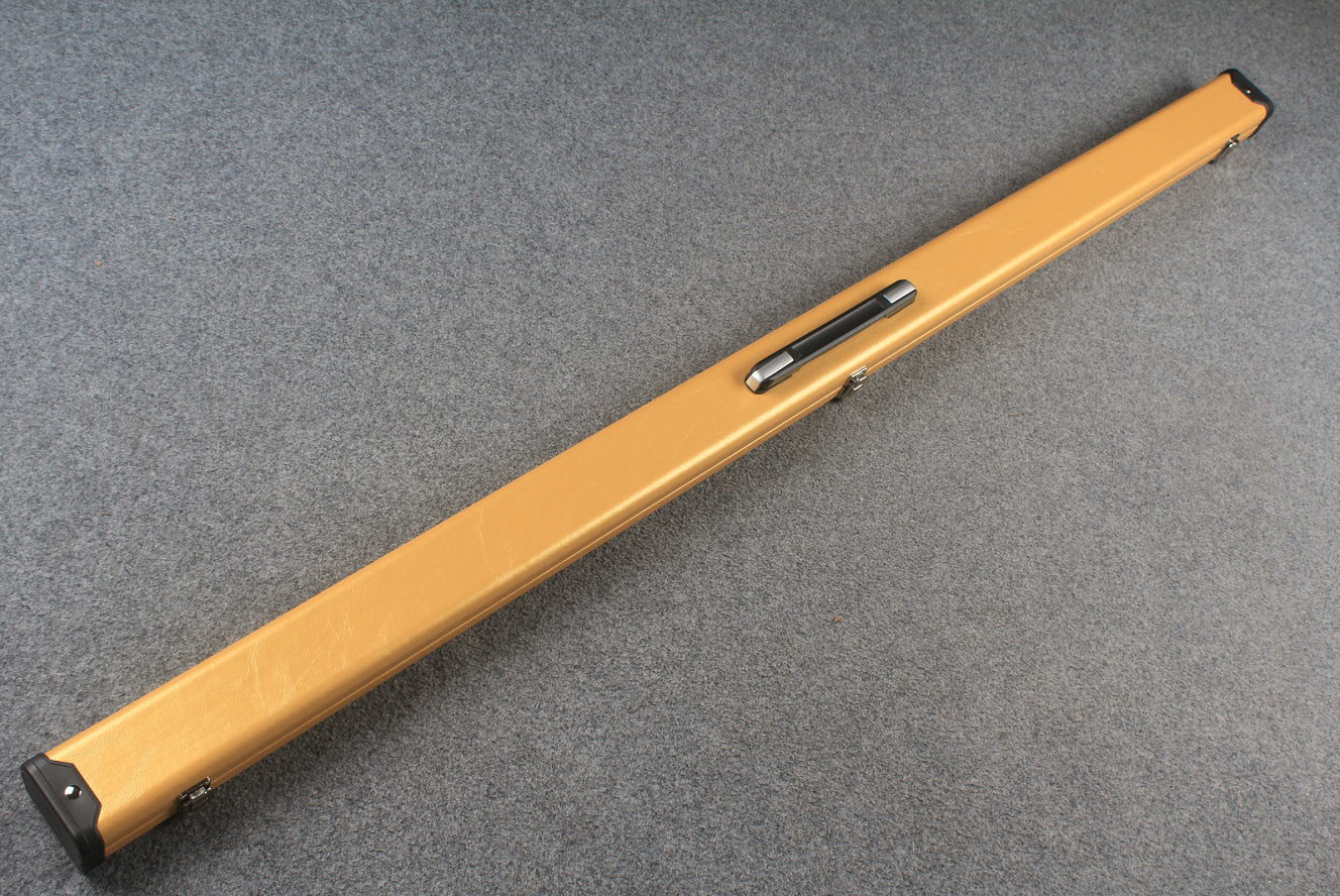 1 piece leather case with 2 slots for 60'' cue