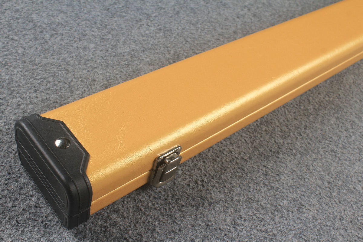 1 piece leather case with 2 slots for 60'' cue WOODS CUES
