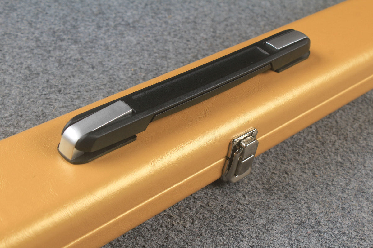 1 piece leather case with 2 slots for 60'' cue WOODS CUES