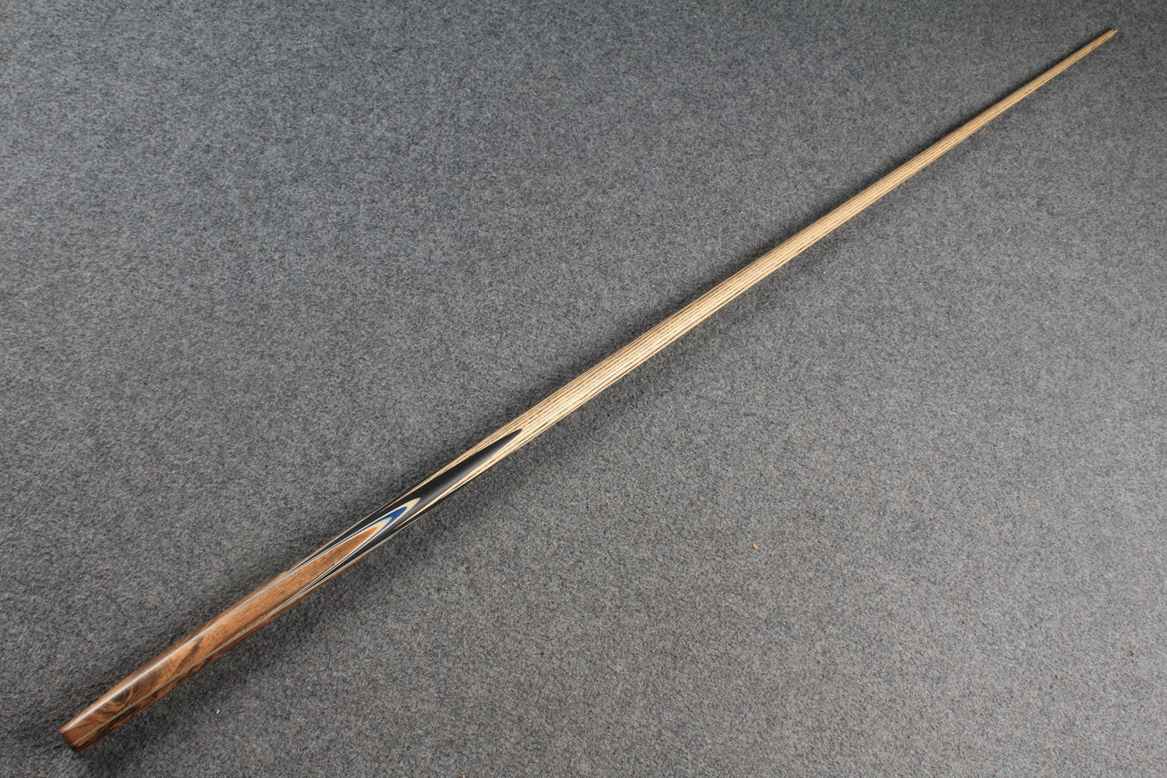 woods 1 piece handmade ASH english 8 ball  pool cue + break cue + case # 6106