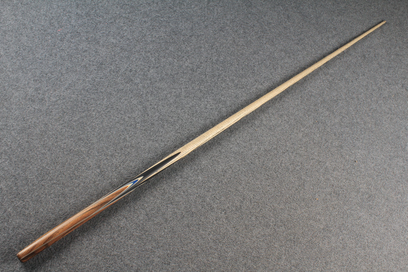 woods 1 piece handmade ASH english 8 ball  pool cue + break cue + case # 6110