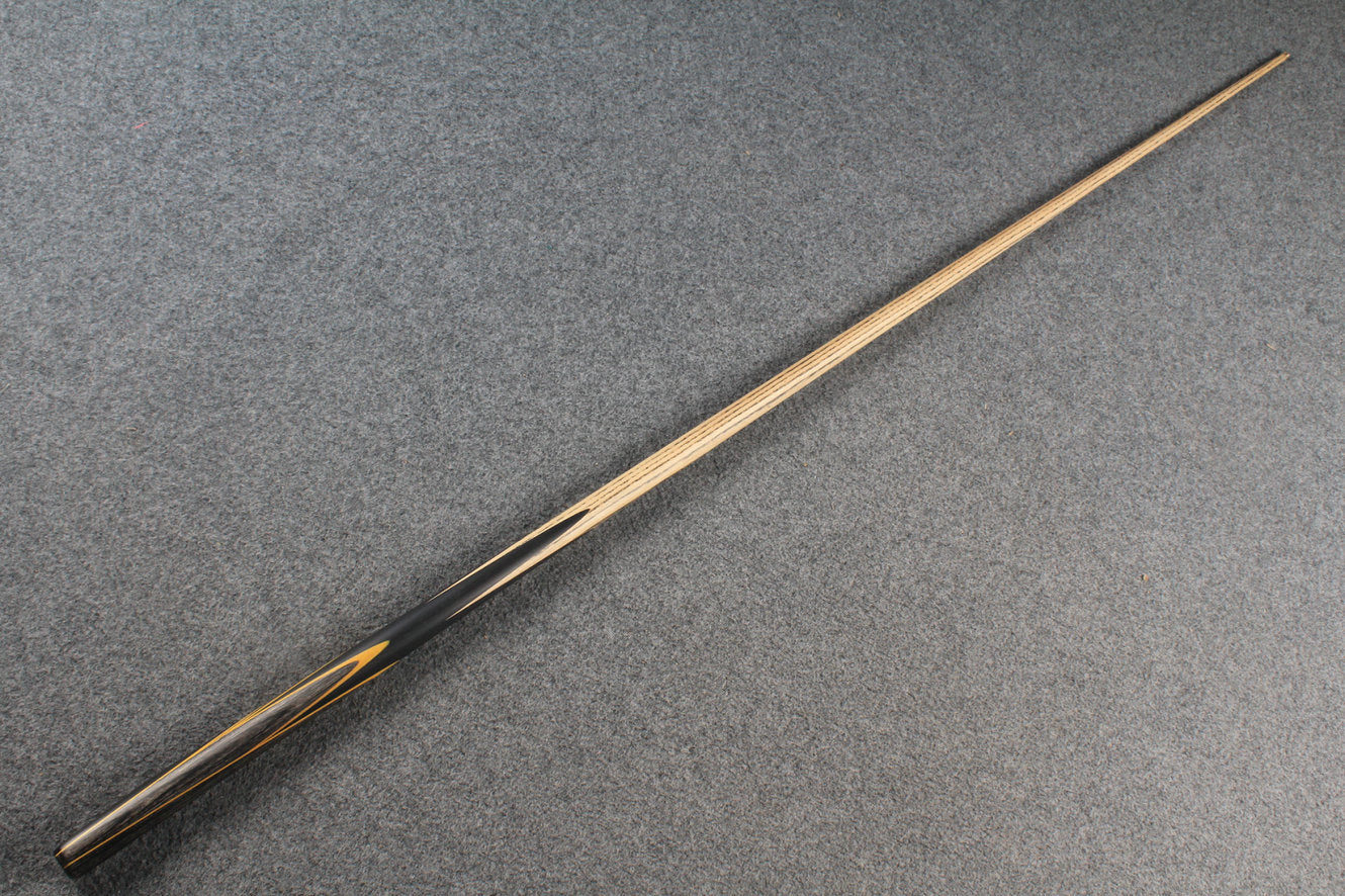 woods 1 piece handmade ASH english 8 ball  pool cue + break cue + case # 6113