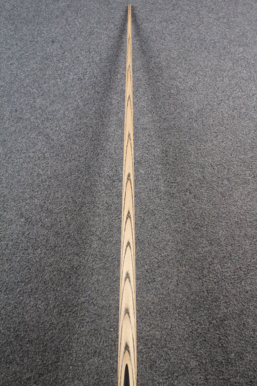woods 1 piece handmade ASH english 8 ball  pool cue + break cue + case # 6115