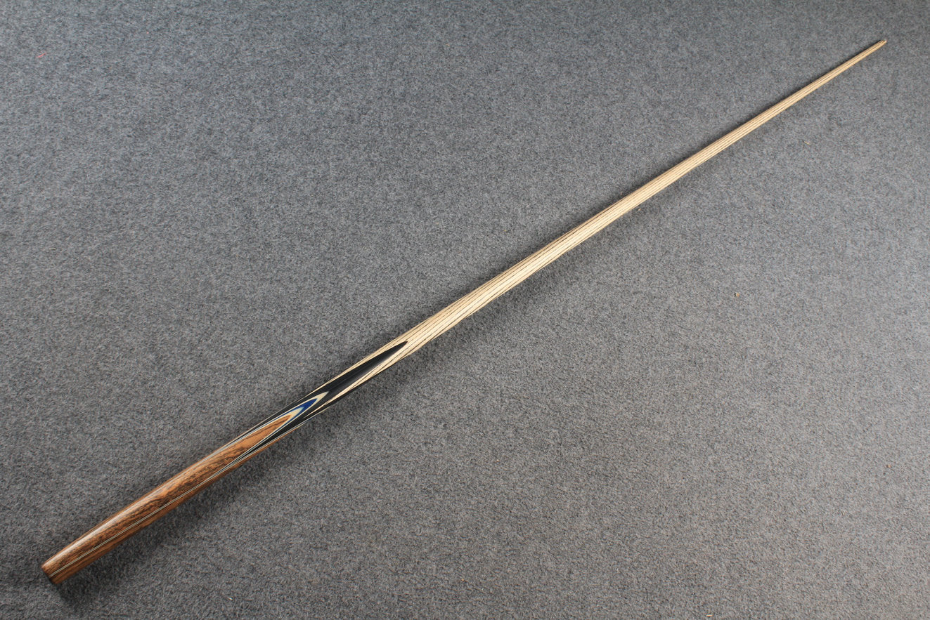 woods 1 piece handmade ASH english 8 ball  pool cue + break cue + case # 6115