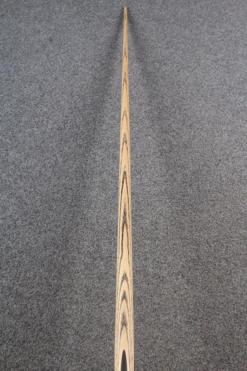 woods 1 piece handmade ASH english 8 ball  pool cue + break cue + case # 6117