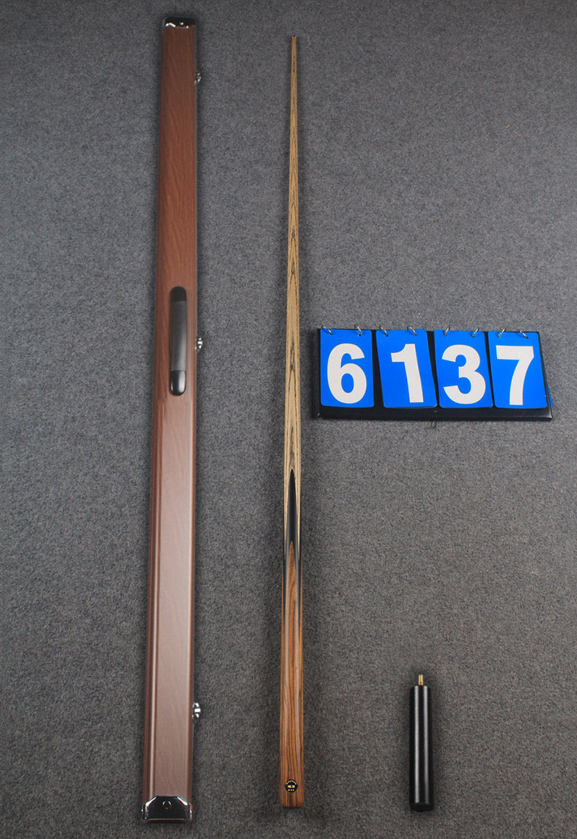 ★★★ 1 piece ash 8 ball cue zebrano # 6137