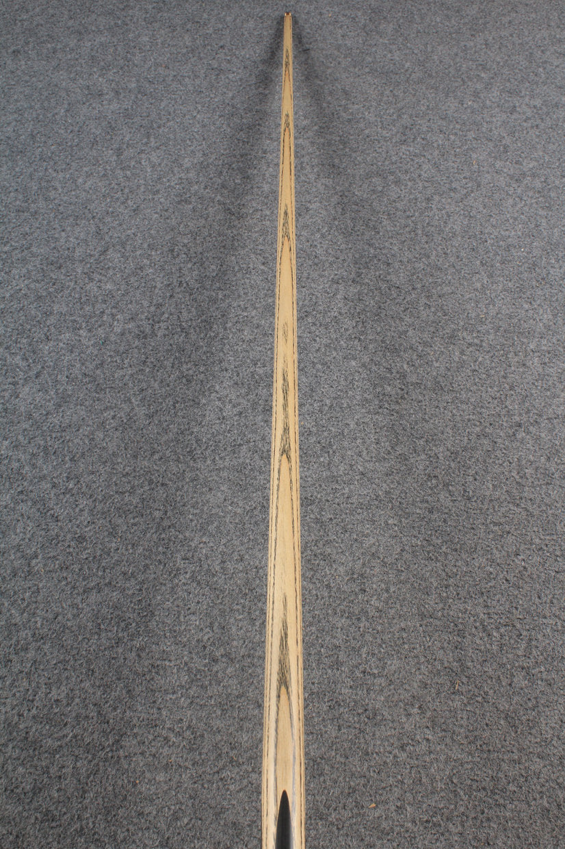 woods 1 piece handmade ash snooker / pool cue # 6139