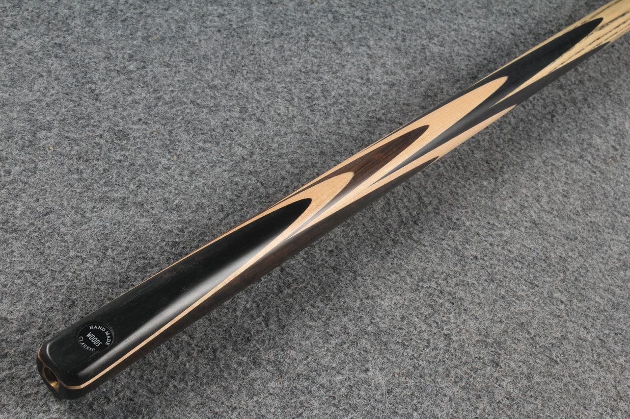 woods 1 piece handmade ash snooker / pool cue # 6139