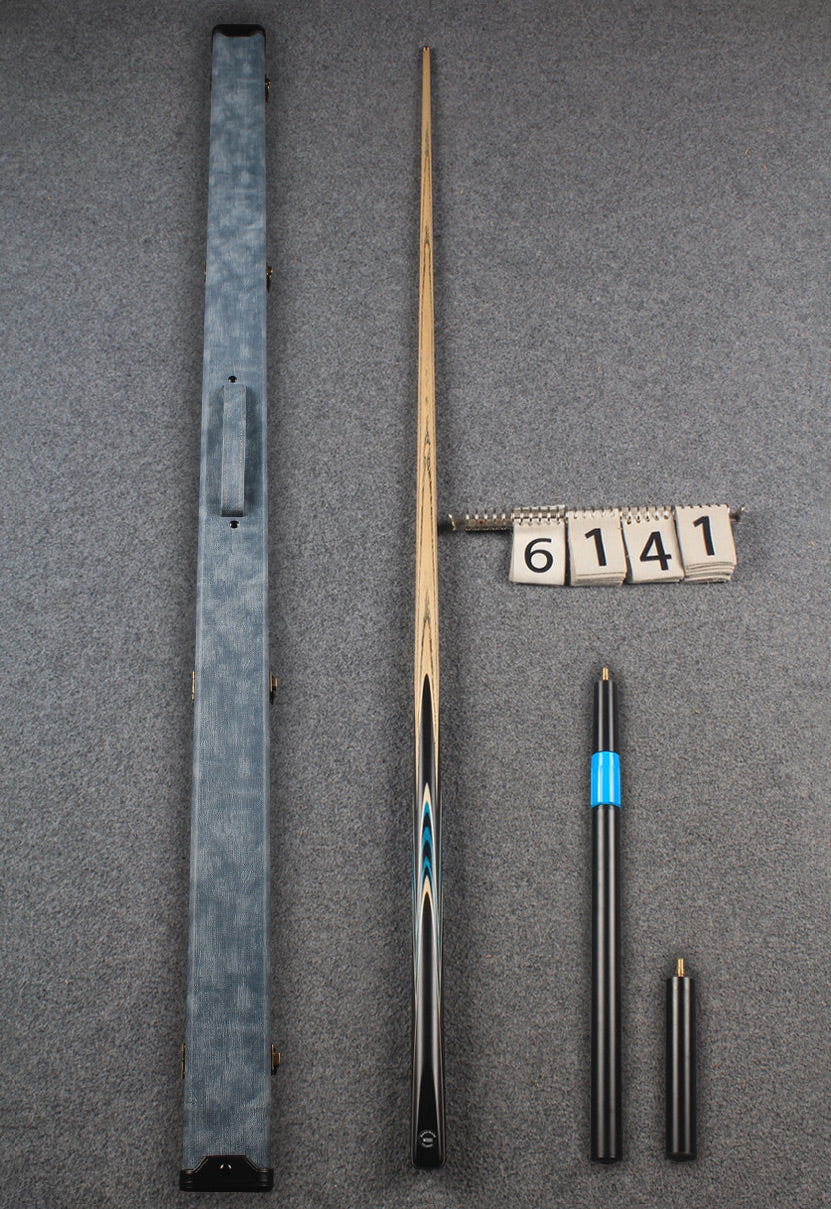 woods 1 piece handmade ash snooker / pool cue # 6141