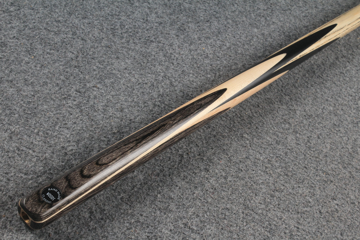 woods 1 piece handmade ash snooker / pool cue # 6142