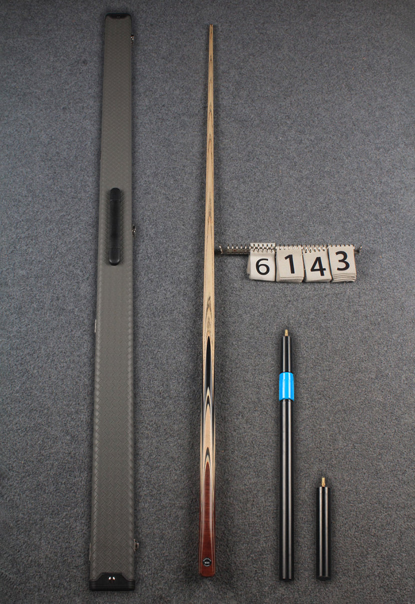 1 piece  ash snooker cue # 6143