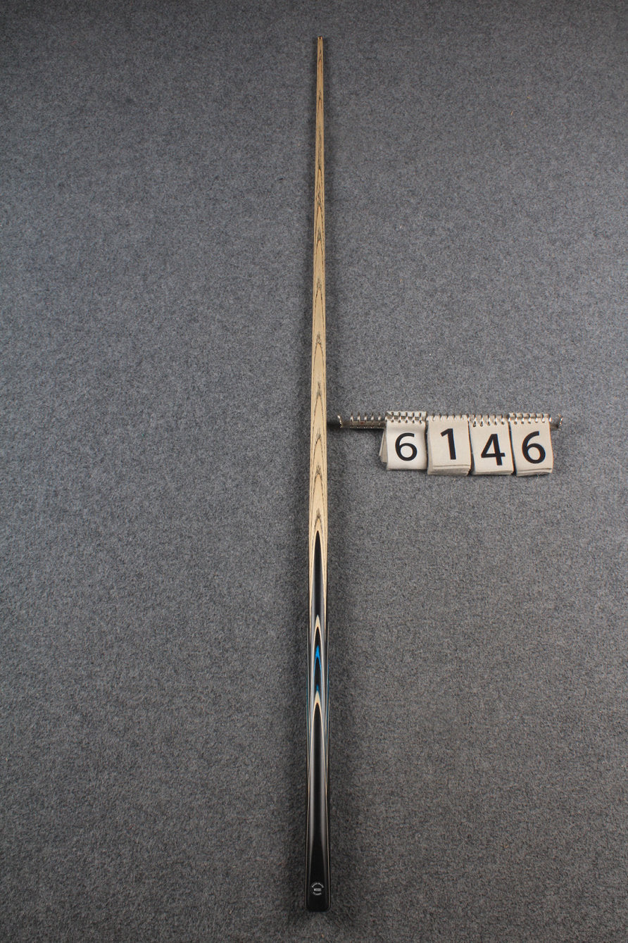 woods 1 piece handmade ash snooker / pool cue # 6146