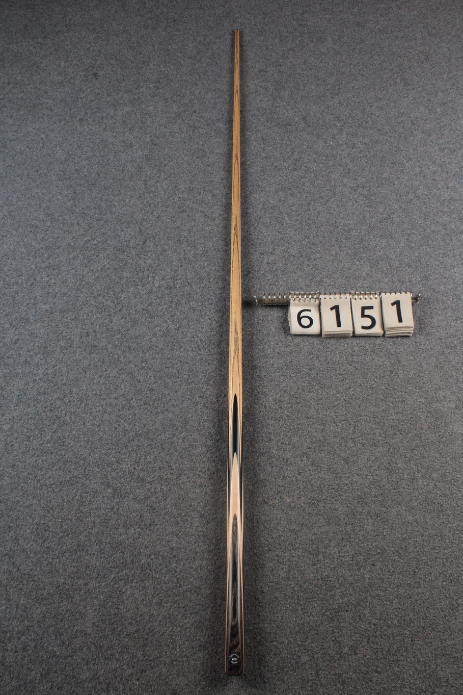 1 piece ash snooker cue # 6151 WOODS CUES