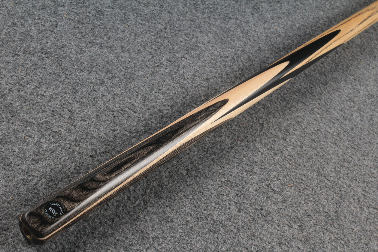 woods 1 piece handmade ash snooker / pool cue # 6151
