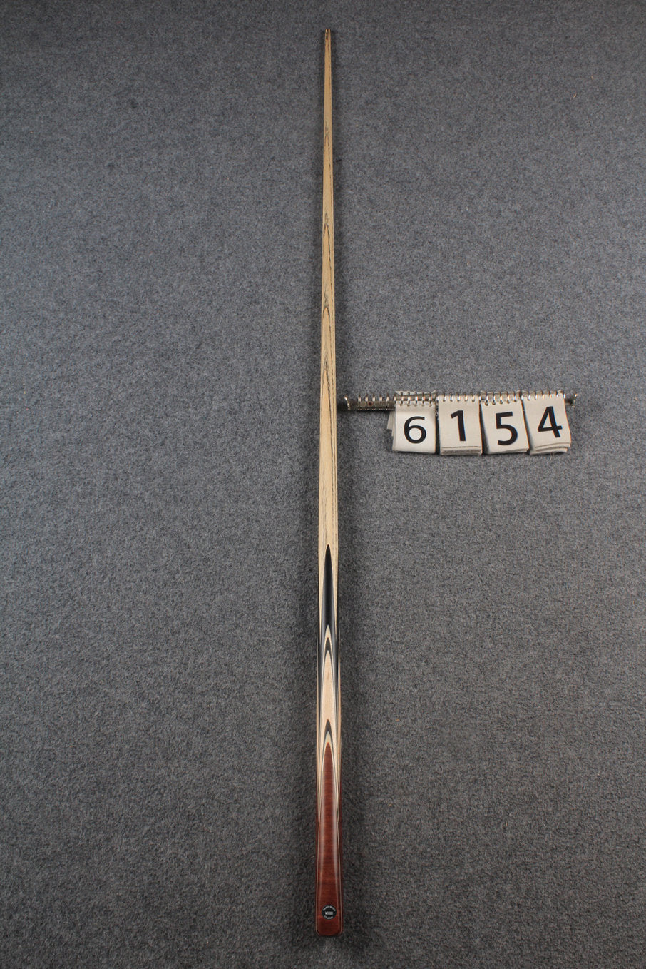 woods 1 piece handmade ash snooker / pool cue # 6154