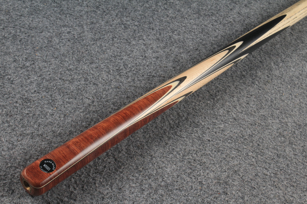 woods 1 piece handmade ash snooker / pool cue # 6154