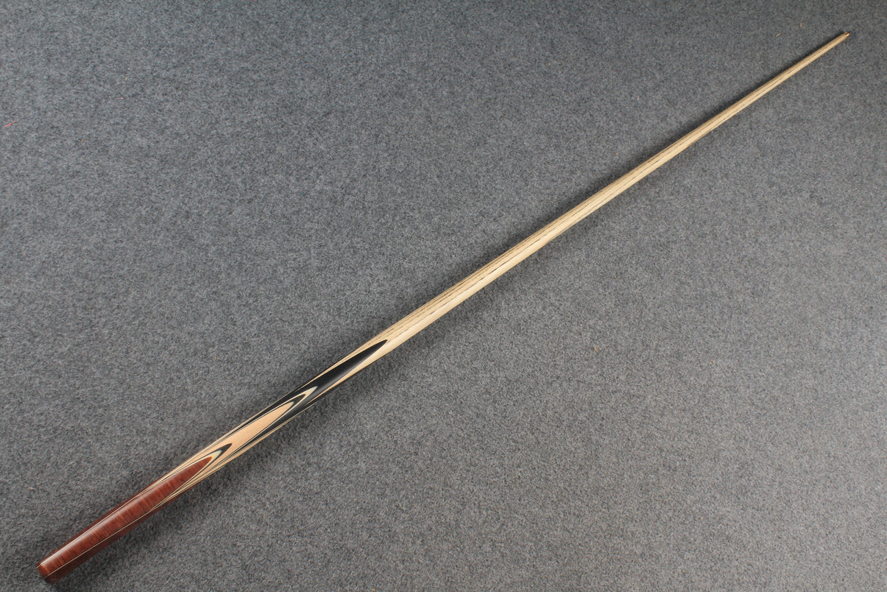 woods 1 piece handmade ash snooker / pool cue # 6154