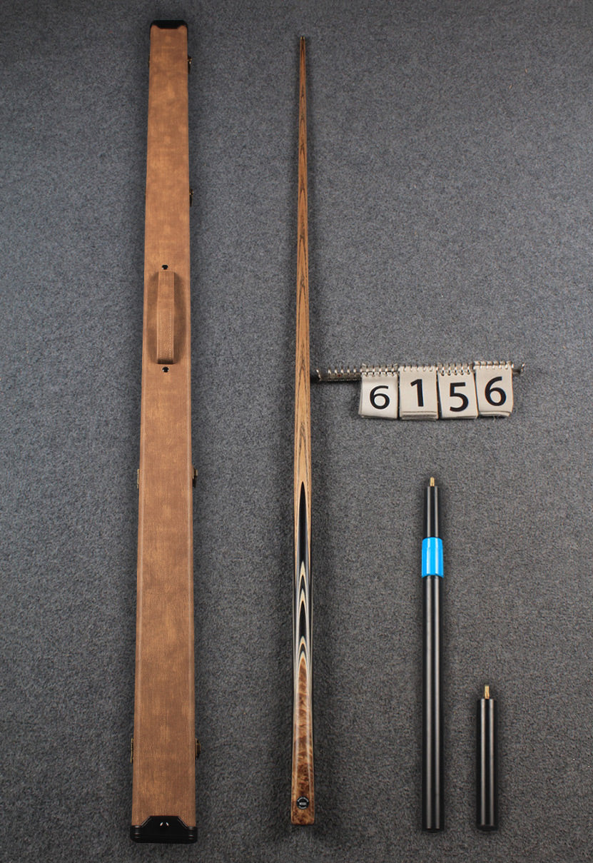 woods 1 piece handmade ash snooker / pool cue # 6156