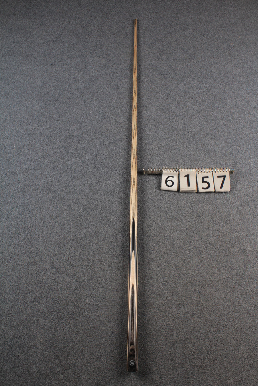 woods 1 piece handmade ash snooker / pool cue # 6157