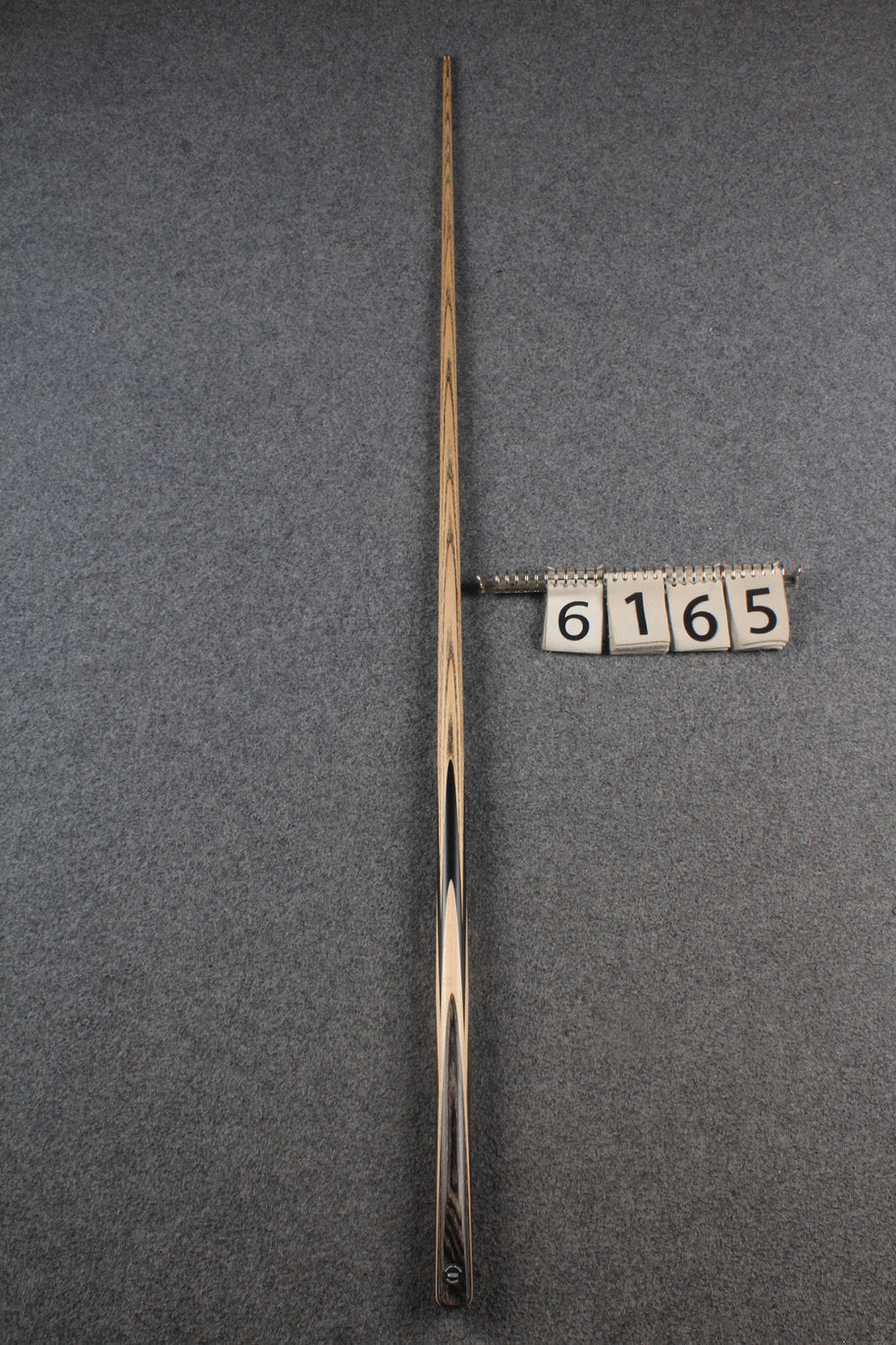 woods 1 piece handmade ash snooker / pool cue # 6165