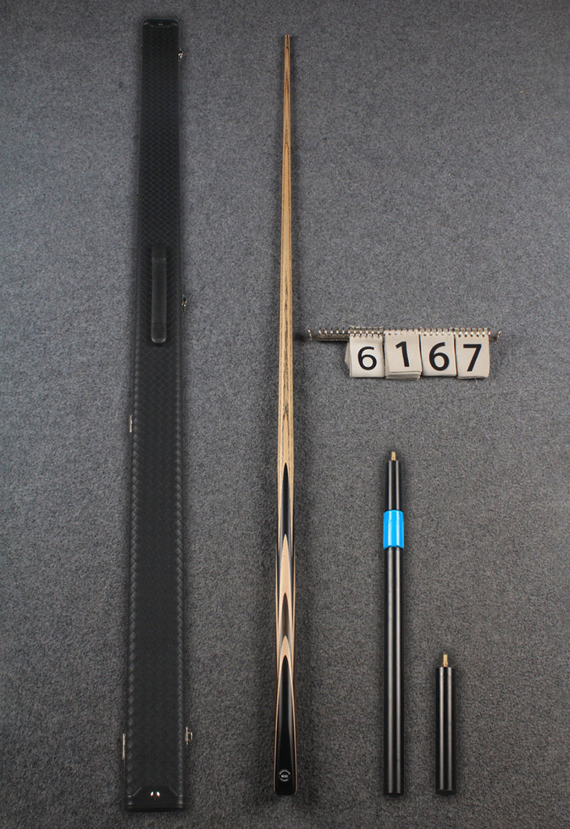 1 piece ash snooker cue # 6167 WOODS CUES
