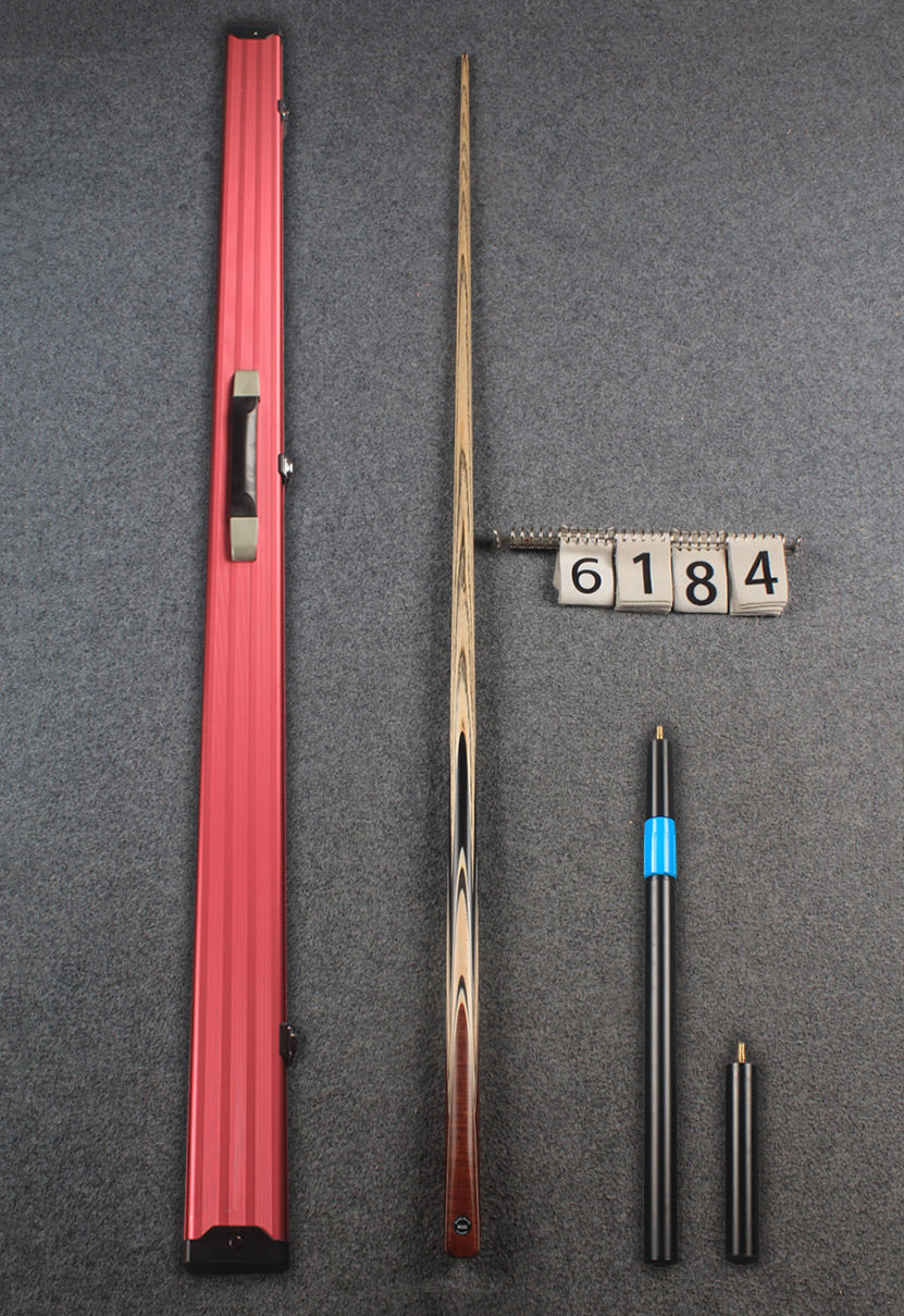 1 piece ash snooker cue # 6184 WOODS CUES