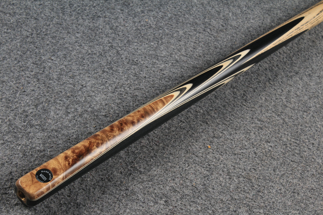woods 1 piece handmade ash snooker / pool cue # 6201