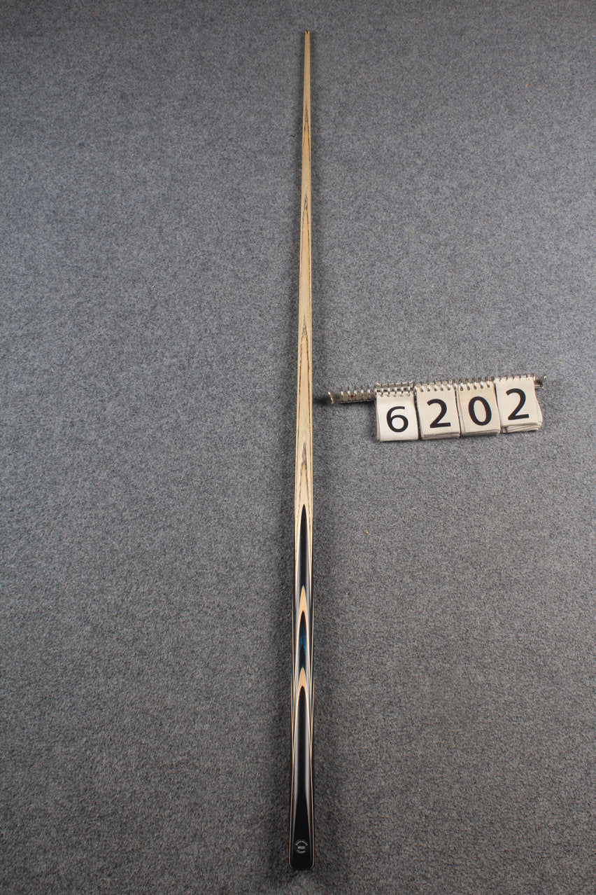 woods 1 piece handmade ash snooker / pool cue # 6202