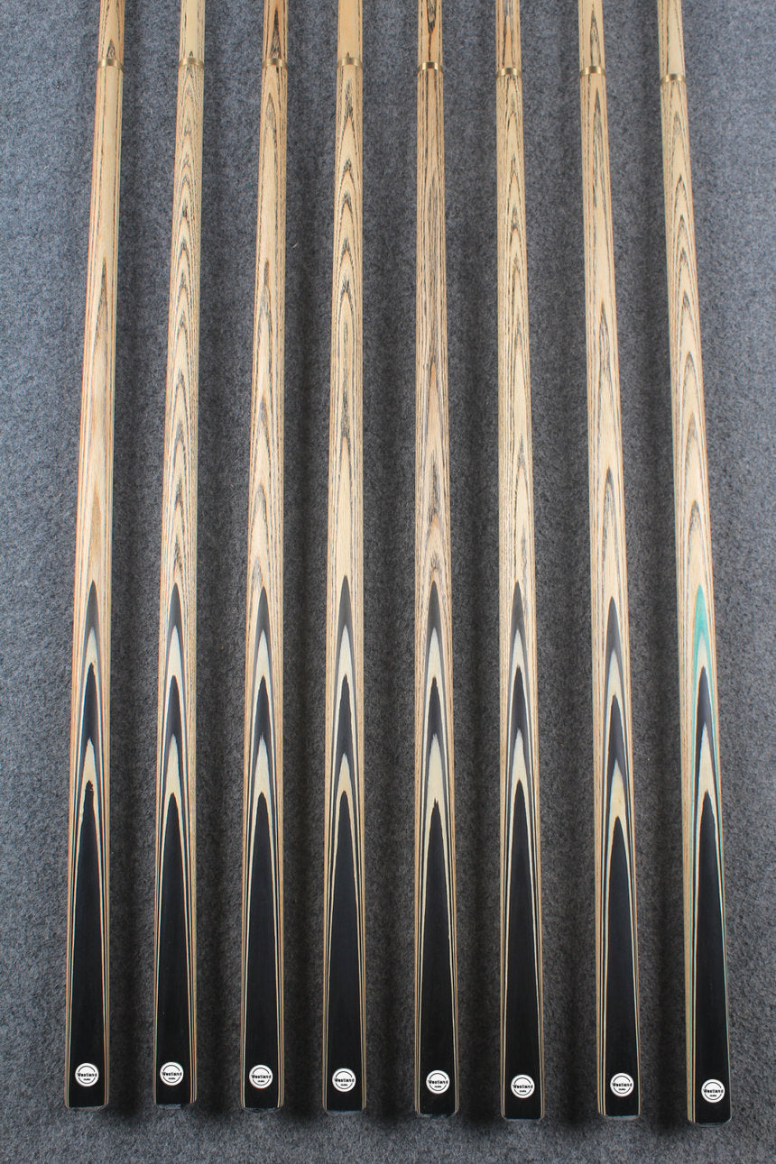 1/2 ash 60'' 8 ball  cue  # 6226 - 6233