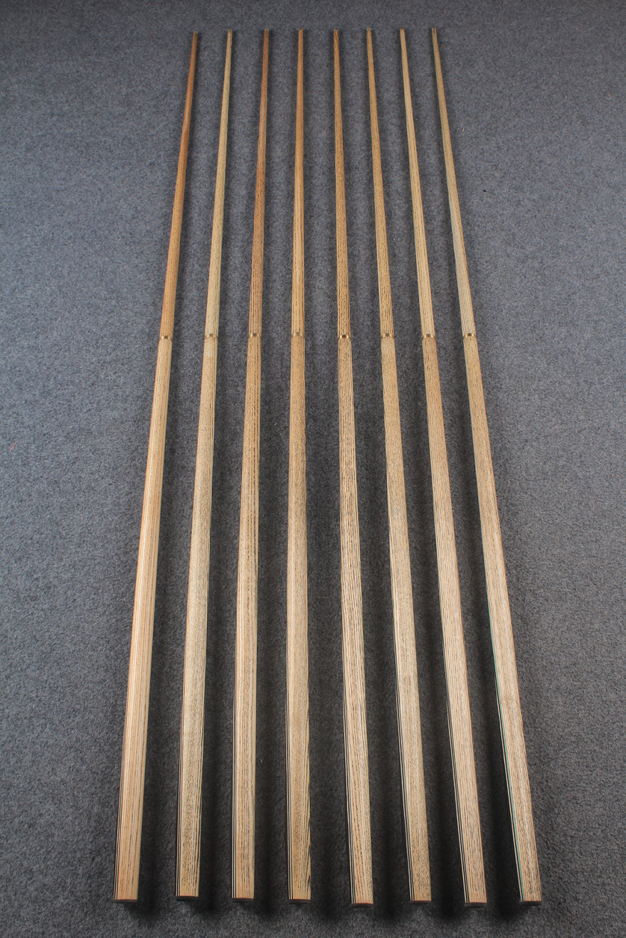 1/2 ash 60'' 8 ball  cue  # 6226 - 6233