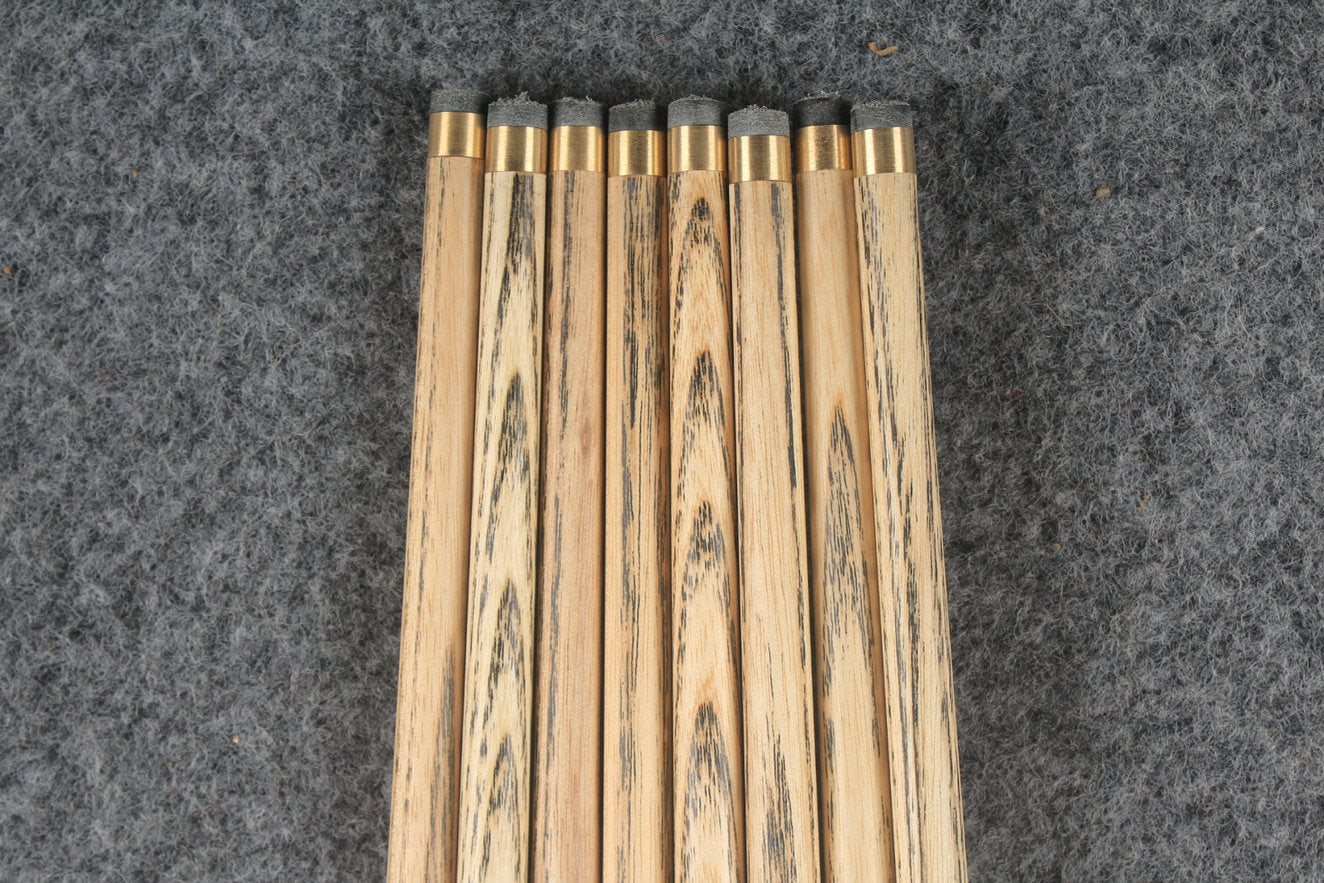 1/2 ash 60'' 8 ball  cue  # 6226 - 6233