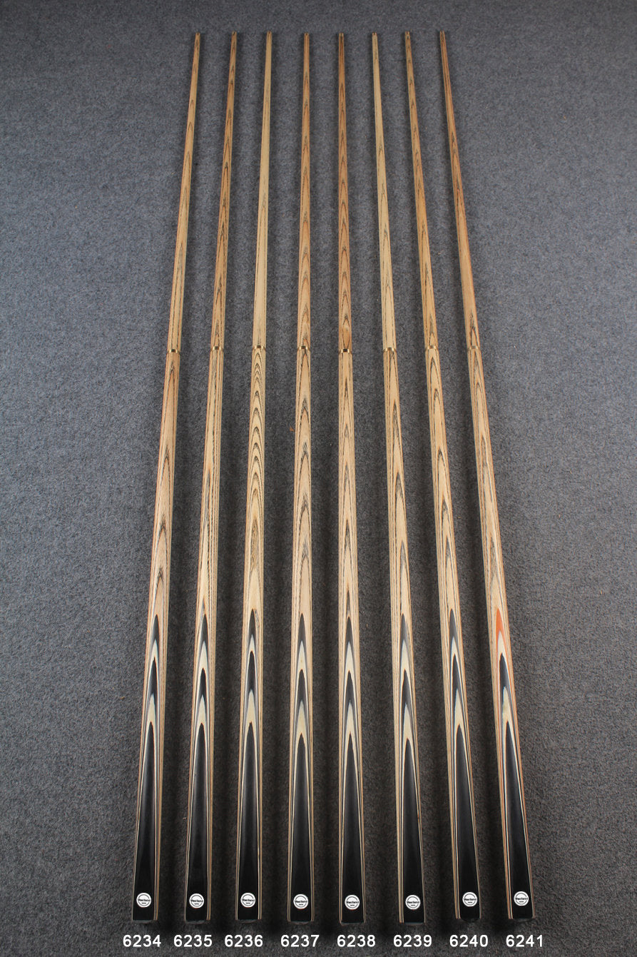 1/2 ash 60&#39;&#39; snooker cue # 6234 - # 6241