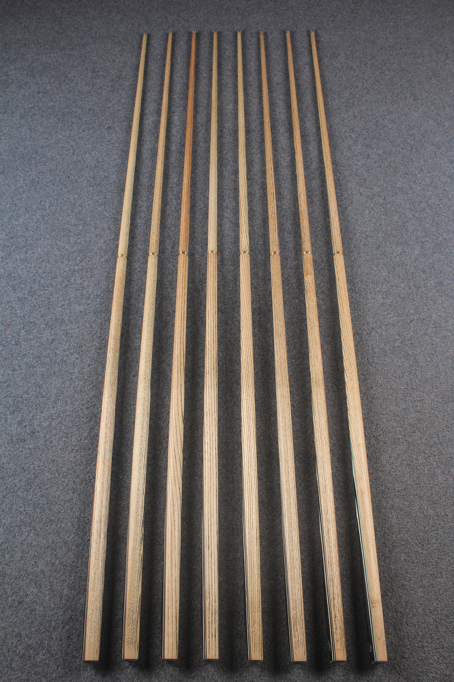 1/2 ash 60'' chinese 8 ball cue # 6242 - # 6249
